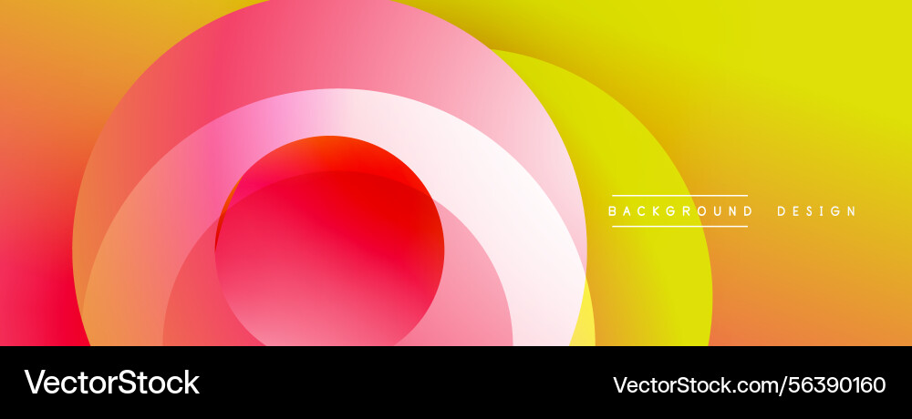 Abstract colorful layers create dynamic visual vector image