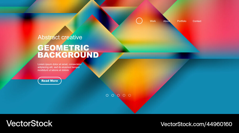 Geometric elements - squares and triangles Geometric elements - squares and triangles Vector Image