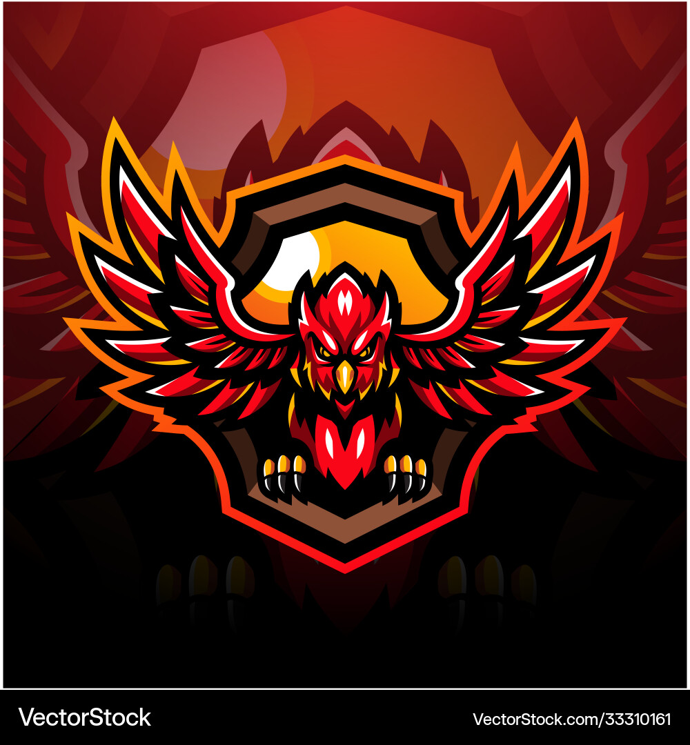 Cardinal Esports Mascot Logo Vector Image