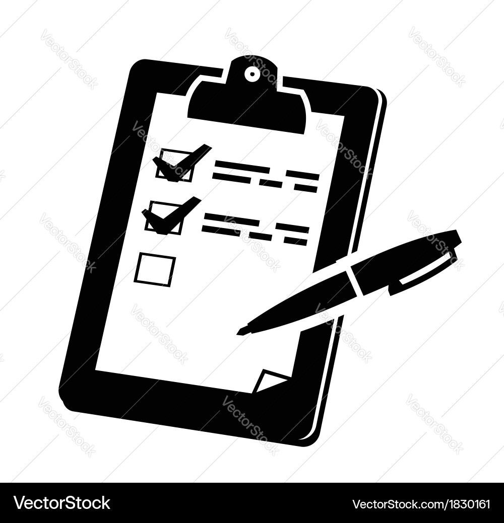 Checklist Icon - Task Management vector image