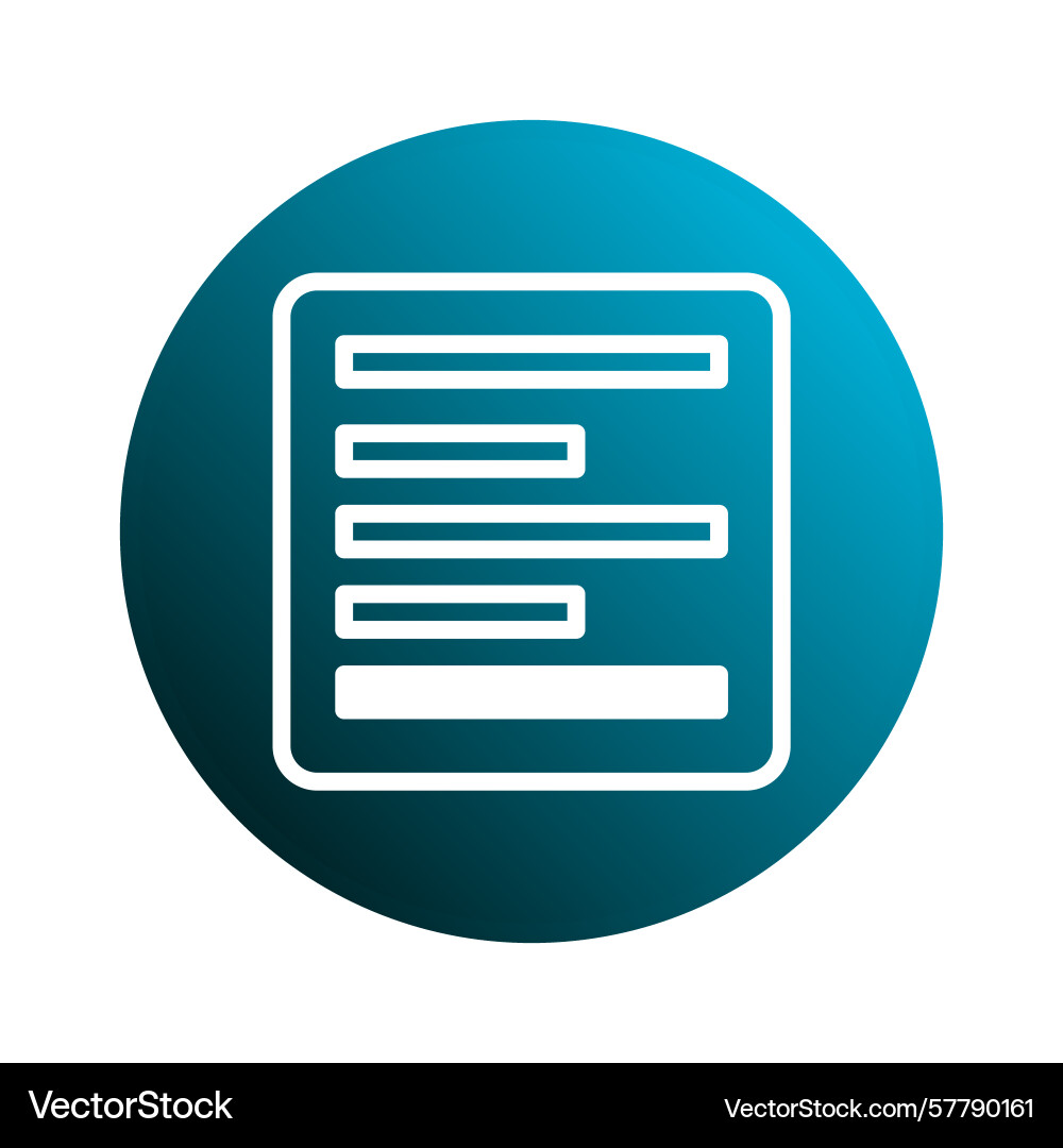 Icon representation of data chart presentation Icon representation of data chart presentation Vector Image