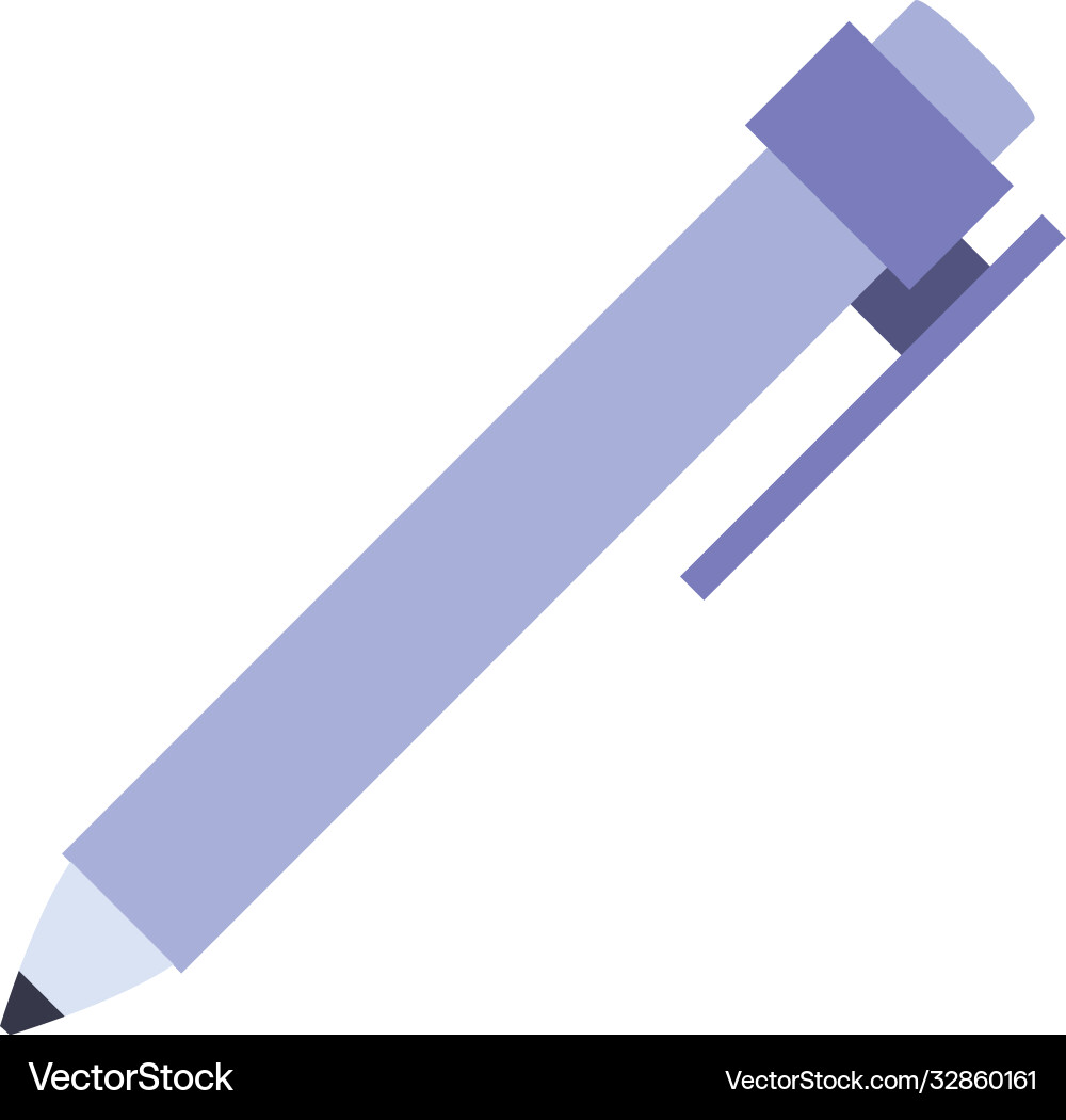 Pen line and fill style icon design Vector Image