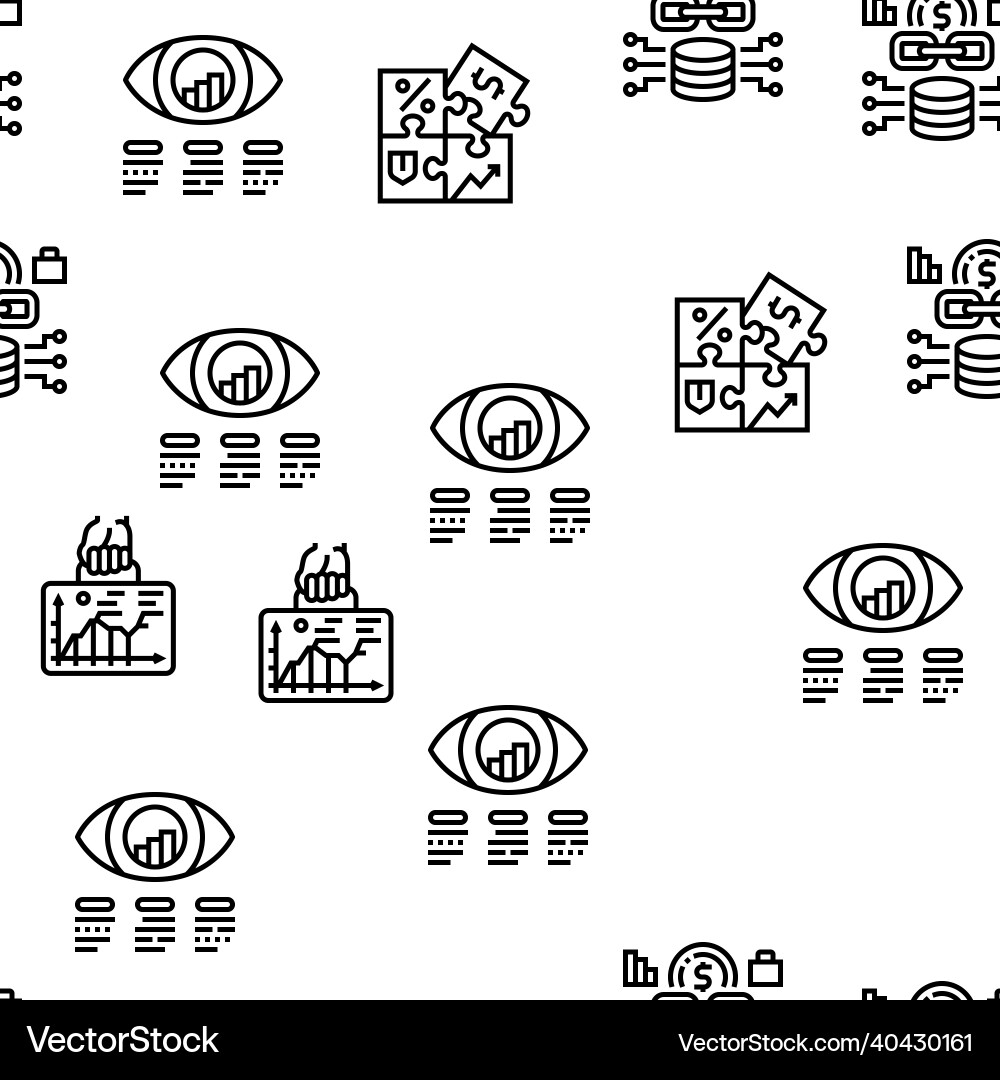 Solution business problem task seamless Vector Image
