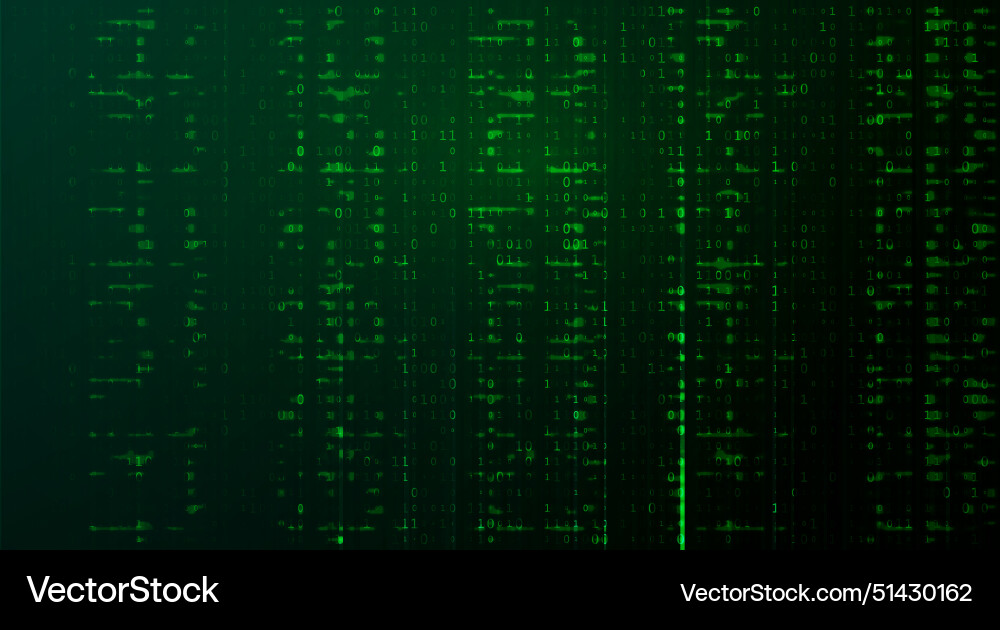Abstract futuristischer Cyberspace mit Binärcode Abstract futuristischer Cyberspace mit Binärcode vektorbild