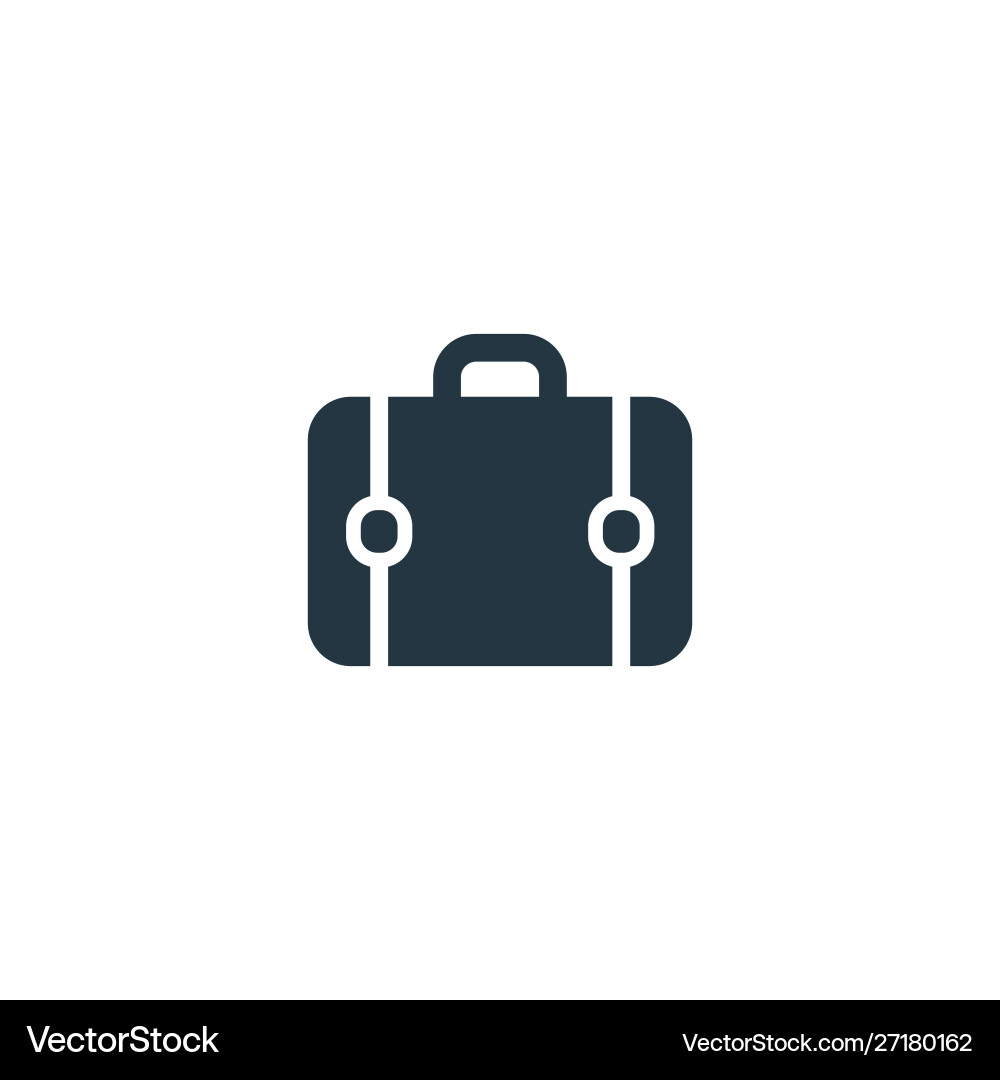 Briefcase icon simple element Vector Image