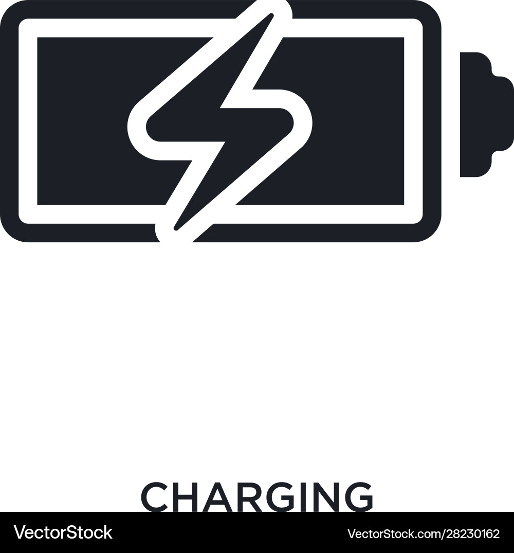 Charging isolated icon simple element from Charging isolated icon simple element from vector image