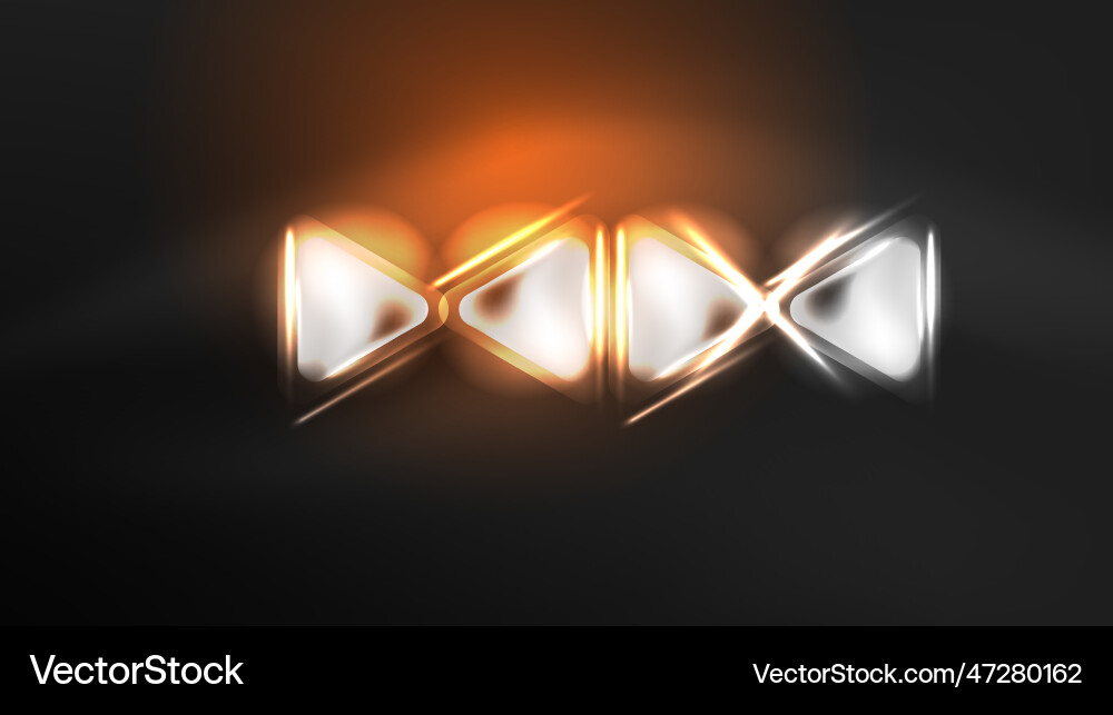 Digital neon abstract background triangles Digital neon abstract background triangles vector image