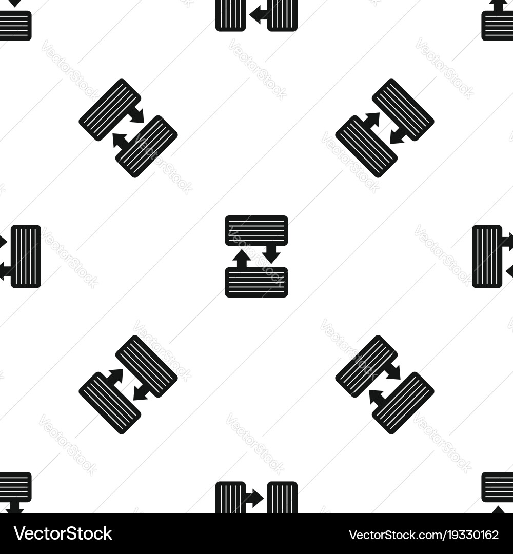 Infographic blocks with arrows pattern seamless vector image
