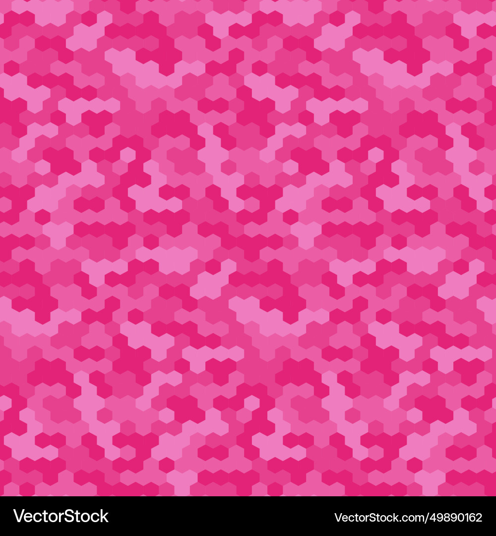Pink seamless hexagonal pattern Pink seamless hexagonal pattern vector image
