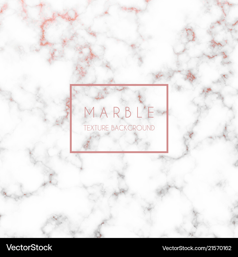 Rose Gold Marble Texture Background Vector Image