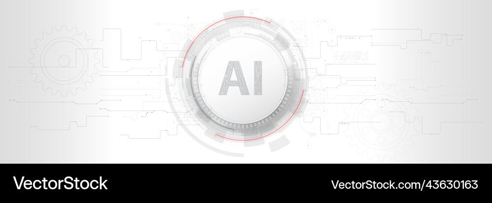 Ai artificial intelligence abstract background 010 Ai artificial intelligence abstract background 010 vector image