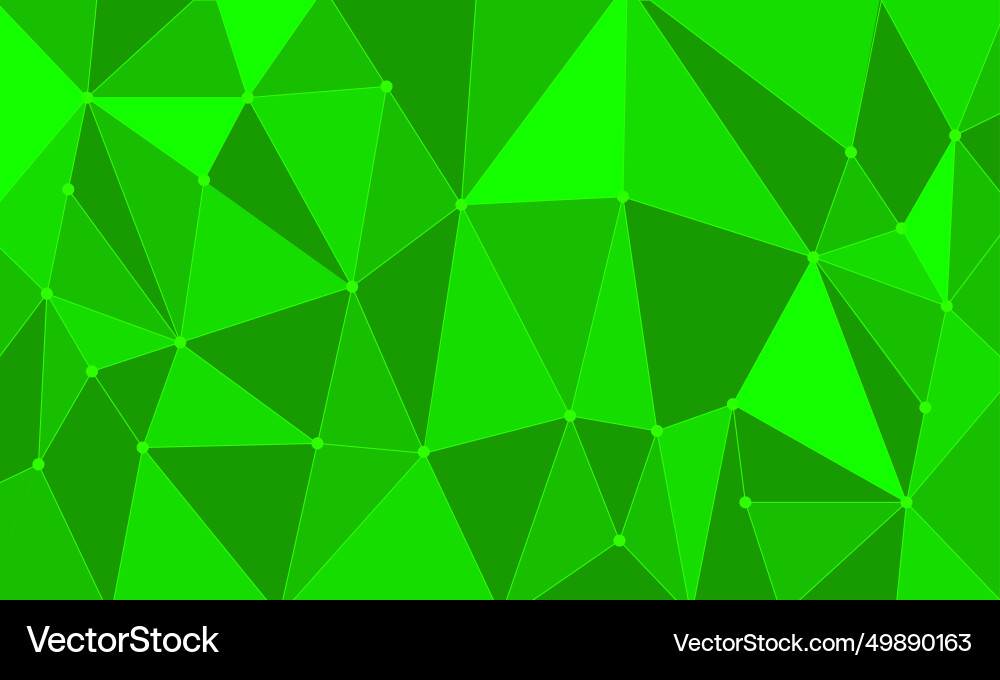 Bright background of green polygons with a contour Bright background of green polygons with a contour vector image