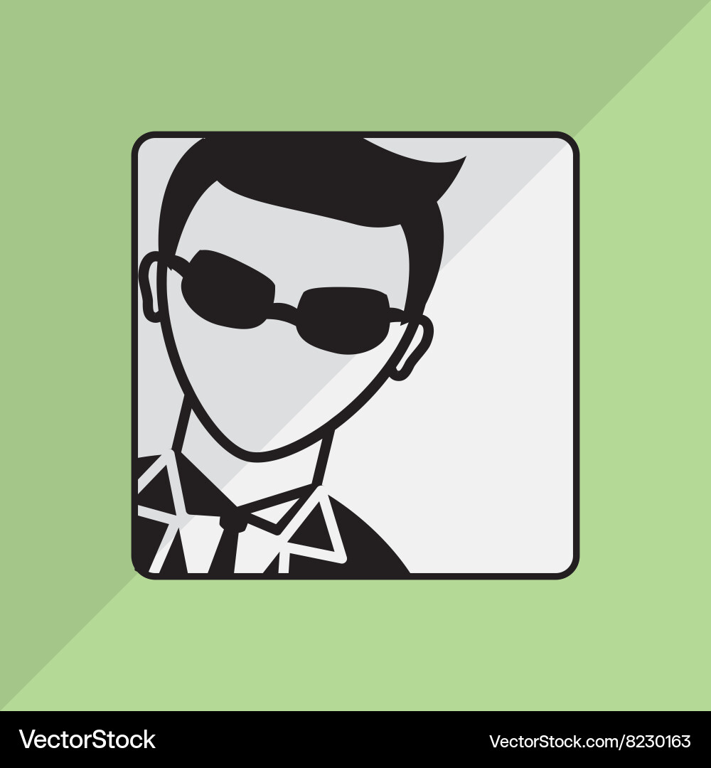 Hacker icon design vector image