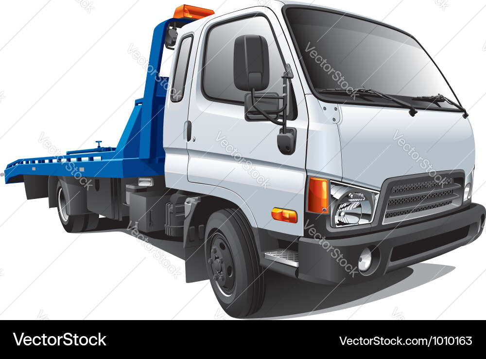 Modern tow truck vector image