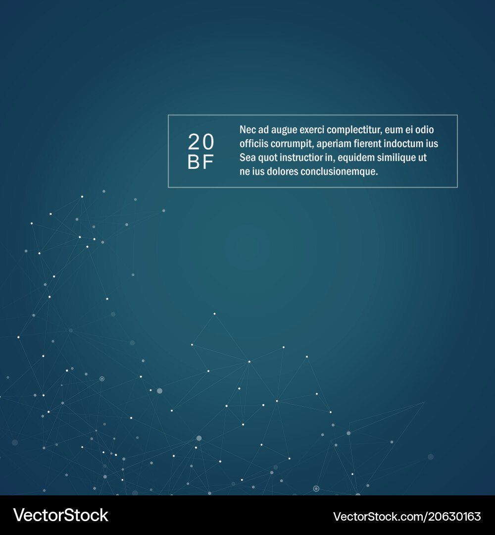 Molecules with connected dots and lines Molecules with connected dots and lines vector image