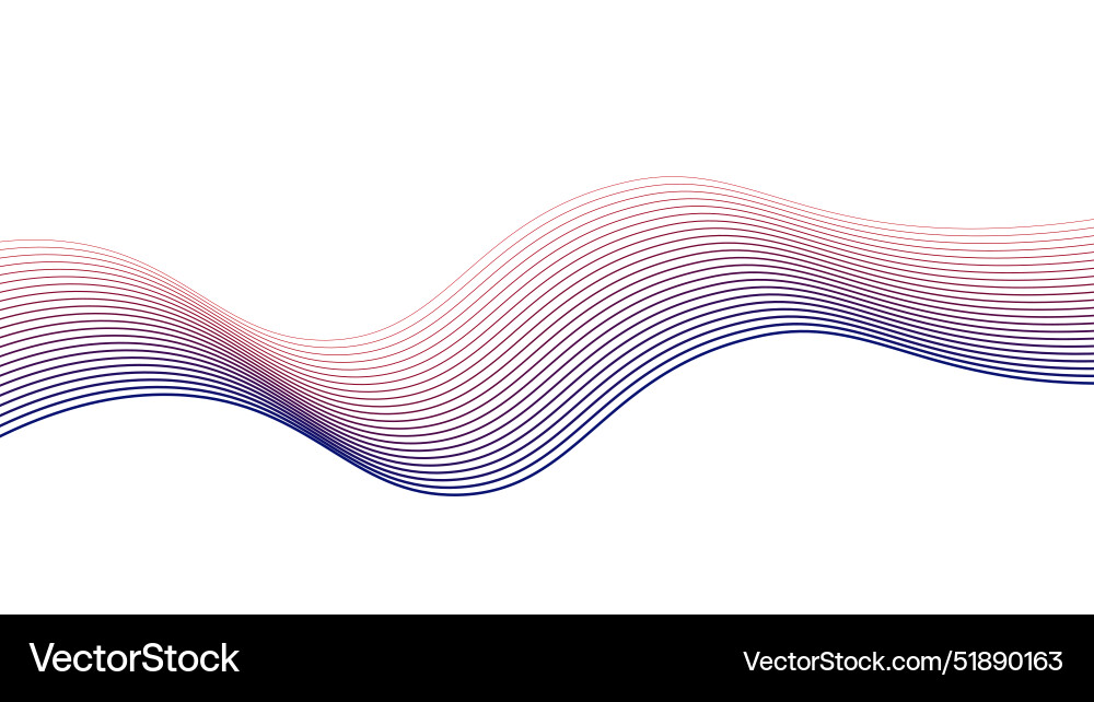 White background with wave curve line White background with wave curve line Vector Image