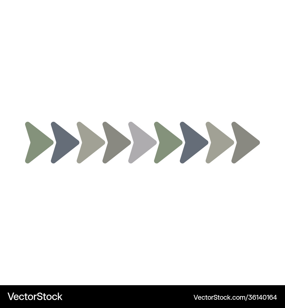 Arrows to right rewind color icon simple Arrows to right rewind color icon simple vector image