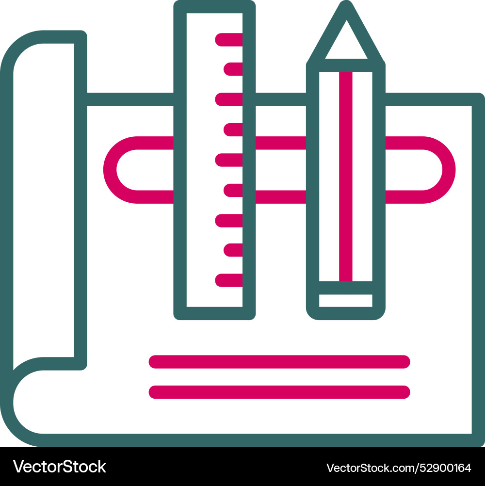 Draft icon design Vector Image