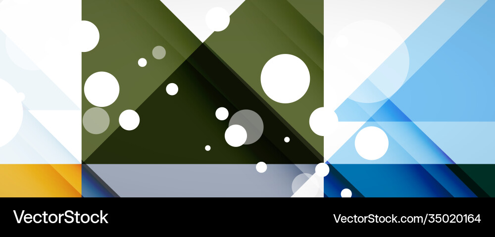 Geometric abstract background techno color Vector Image