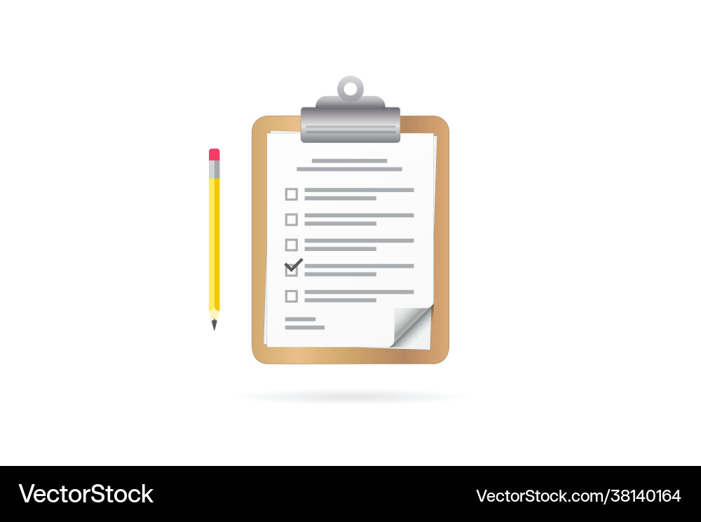 Paper clipboard with document and checkmarks icon Paper clipboard with document and checkmarks icon vector image