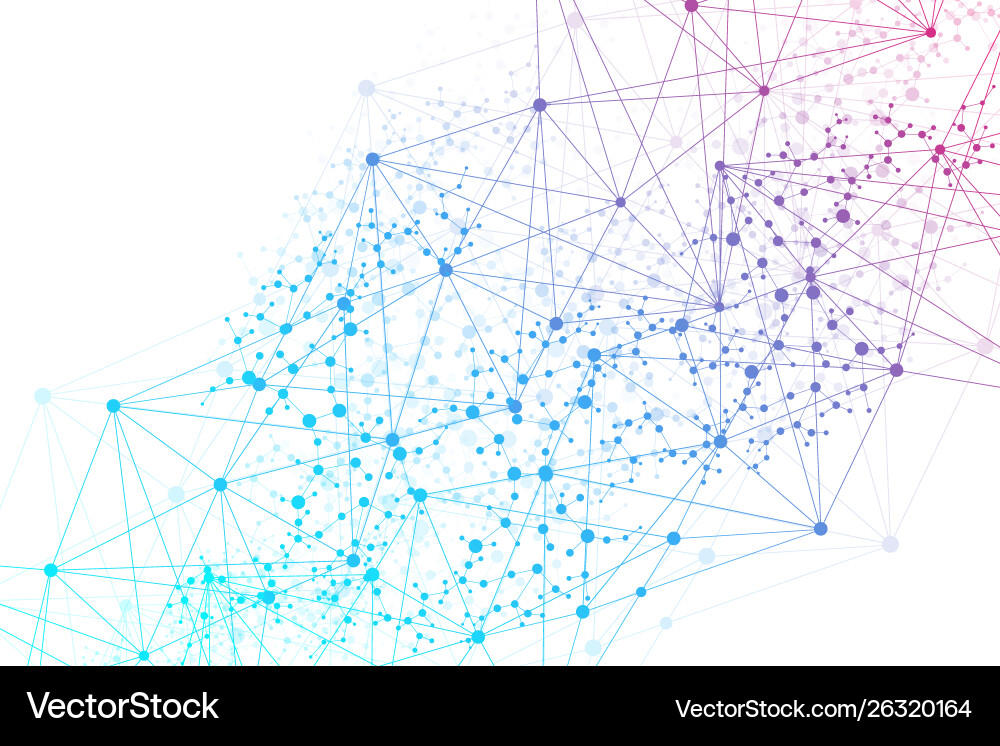 Structure molecule and communication dna atom Structure molecule and communication dna atom Vector Image