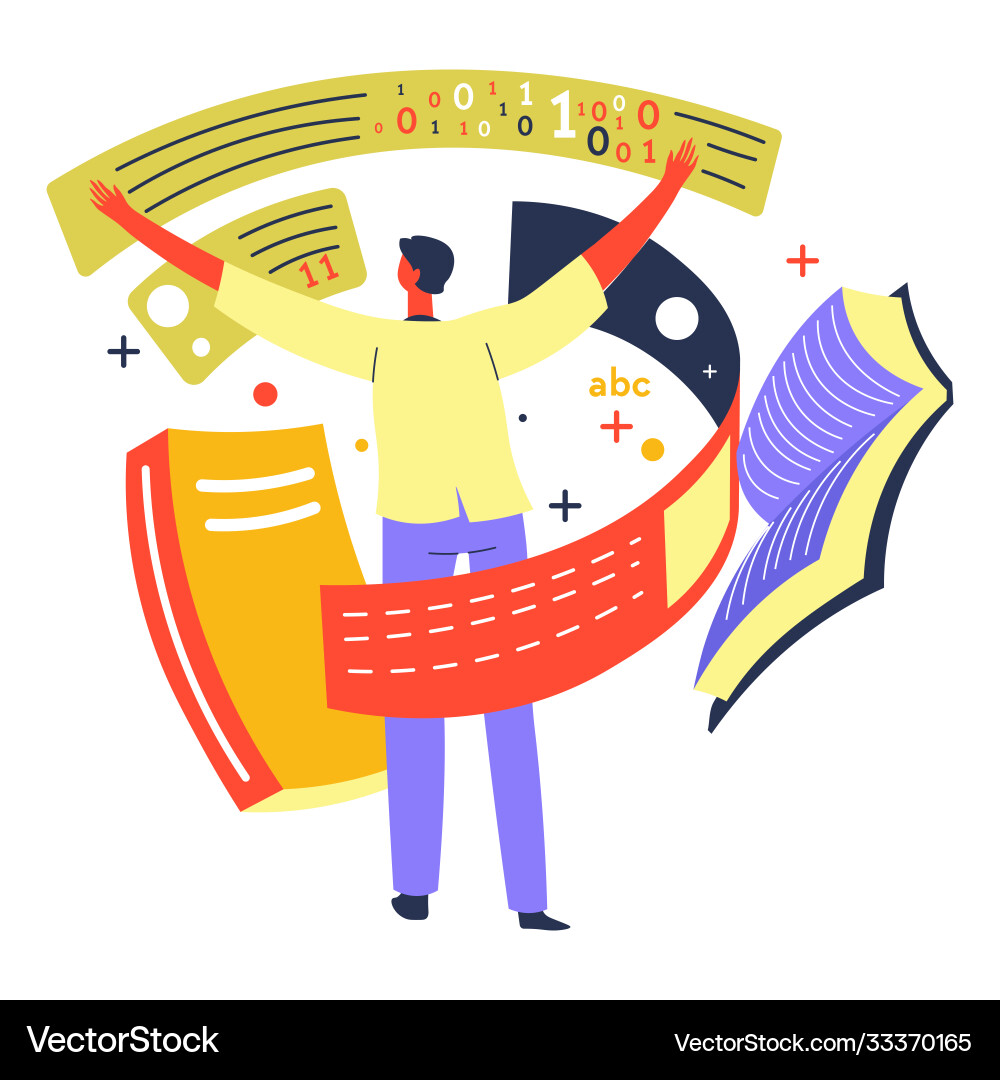 Application for online education library Application for online education library vector image