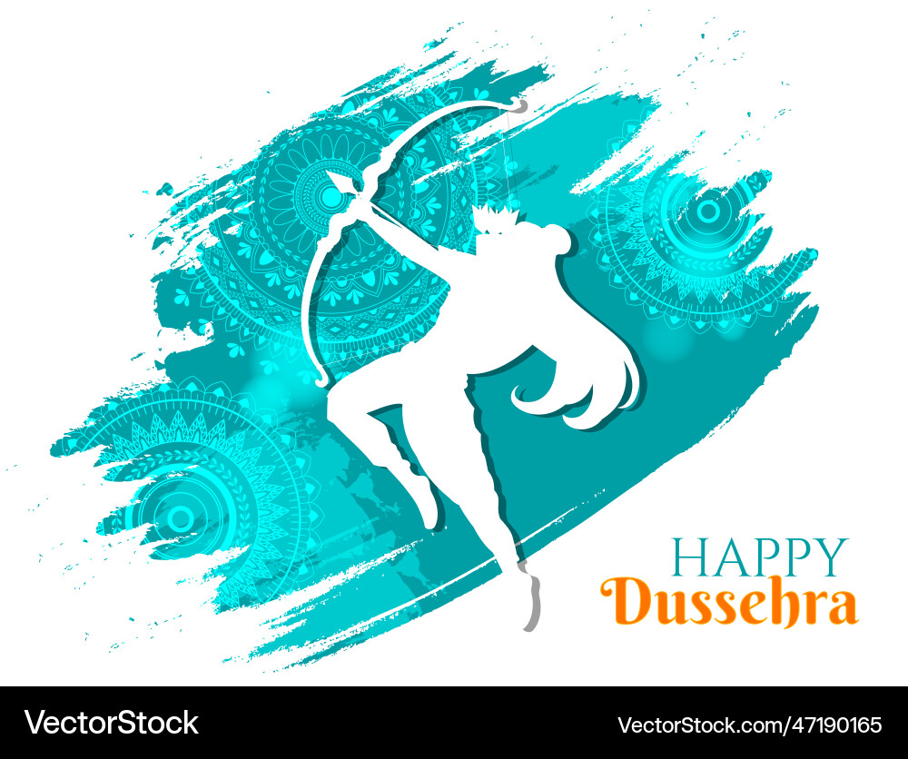 Banner with dussehra Banner with dussehra vector image