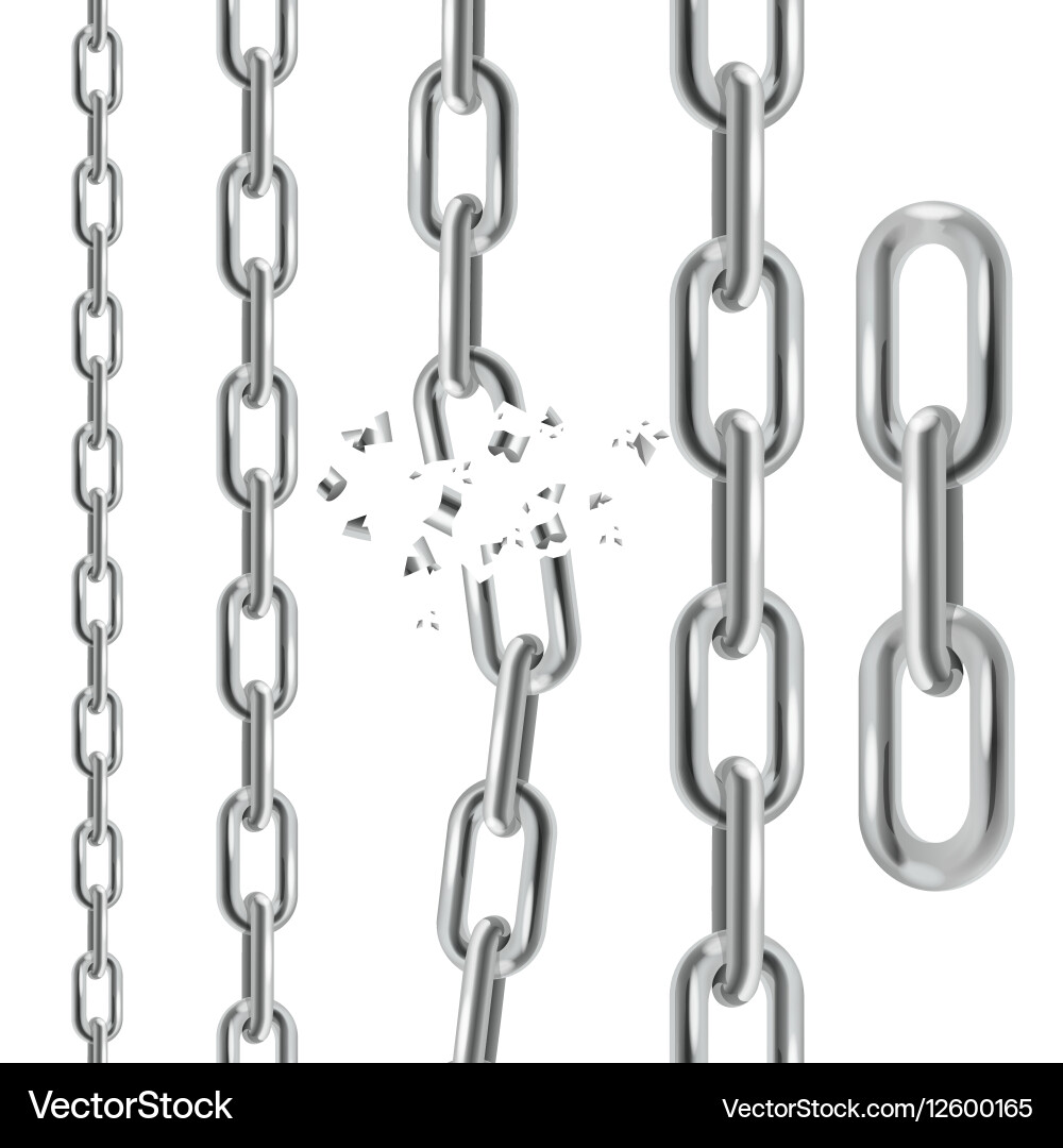 Broken Chain Link Vector Images (over 1,200)