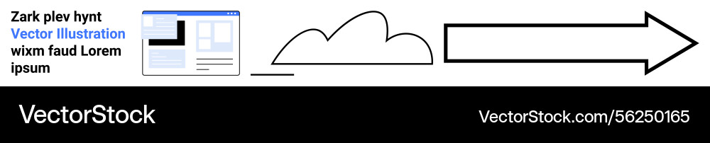 Cloud transfer process showing file upload from Cloud transfer process showing file upload from vector image