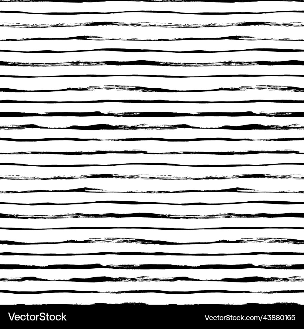 Seamless pattern with thin brush lines Royalty Free Vector
