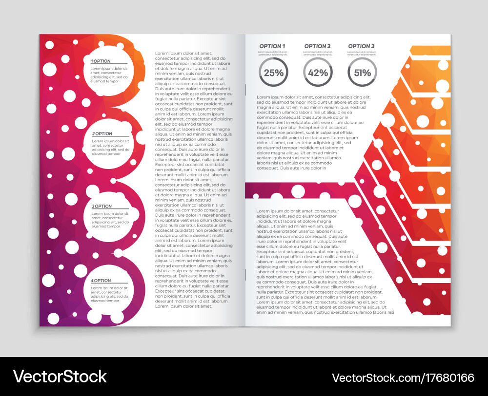 Abstract layout background set for art Vector Image