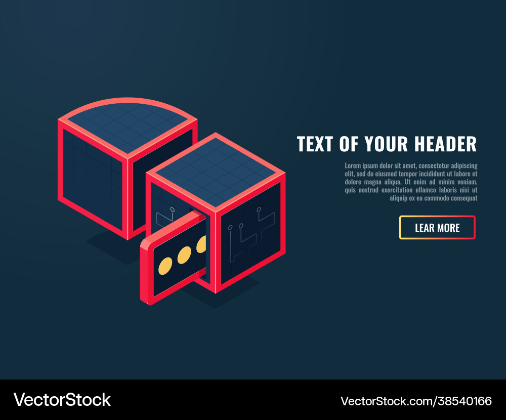 Beautiful concept searching data request Vector Image
