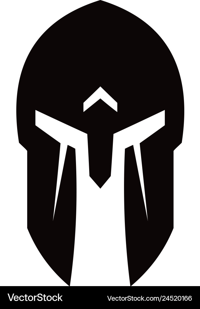 Retro style knight helmet Vector Image