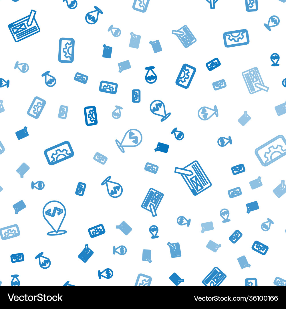 Set line front end development ui or ux design Set line front end development ui or ux design vector image