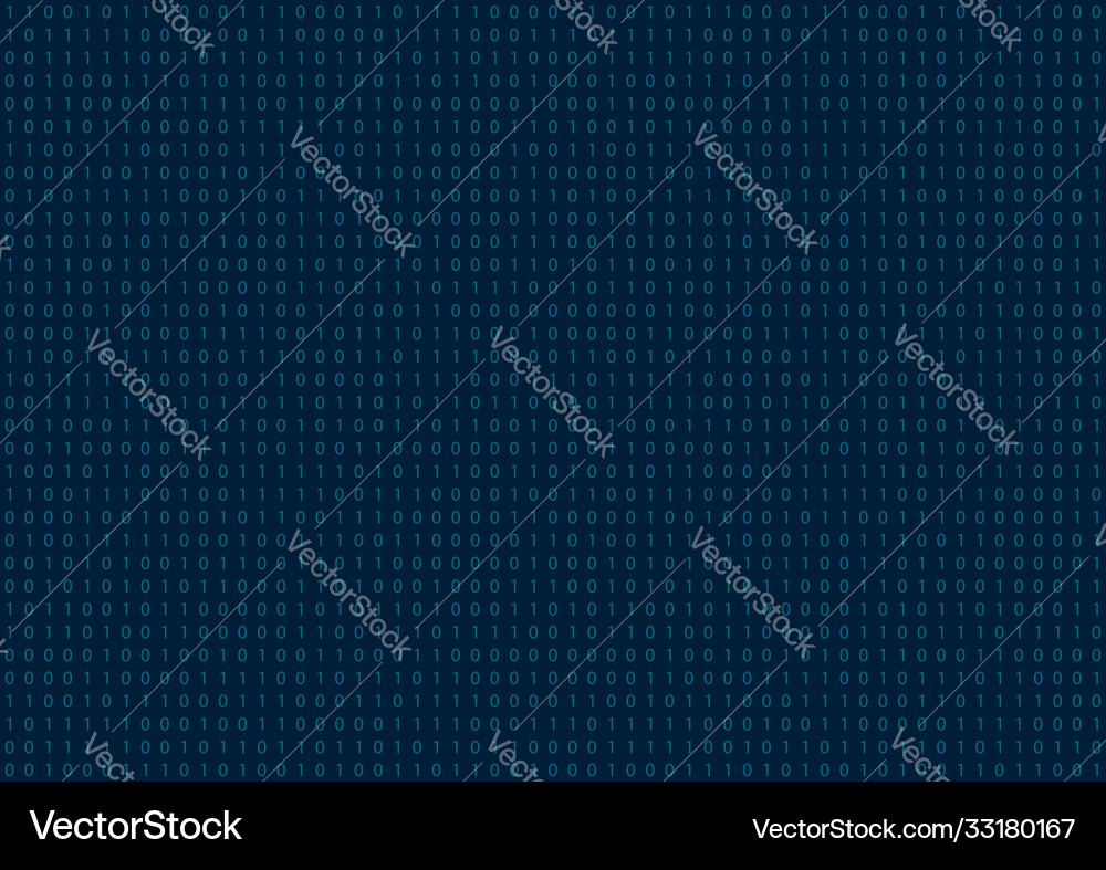 Computer background binary code seamless pattern Computer background binary code seamless pattern Vector Image