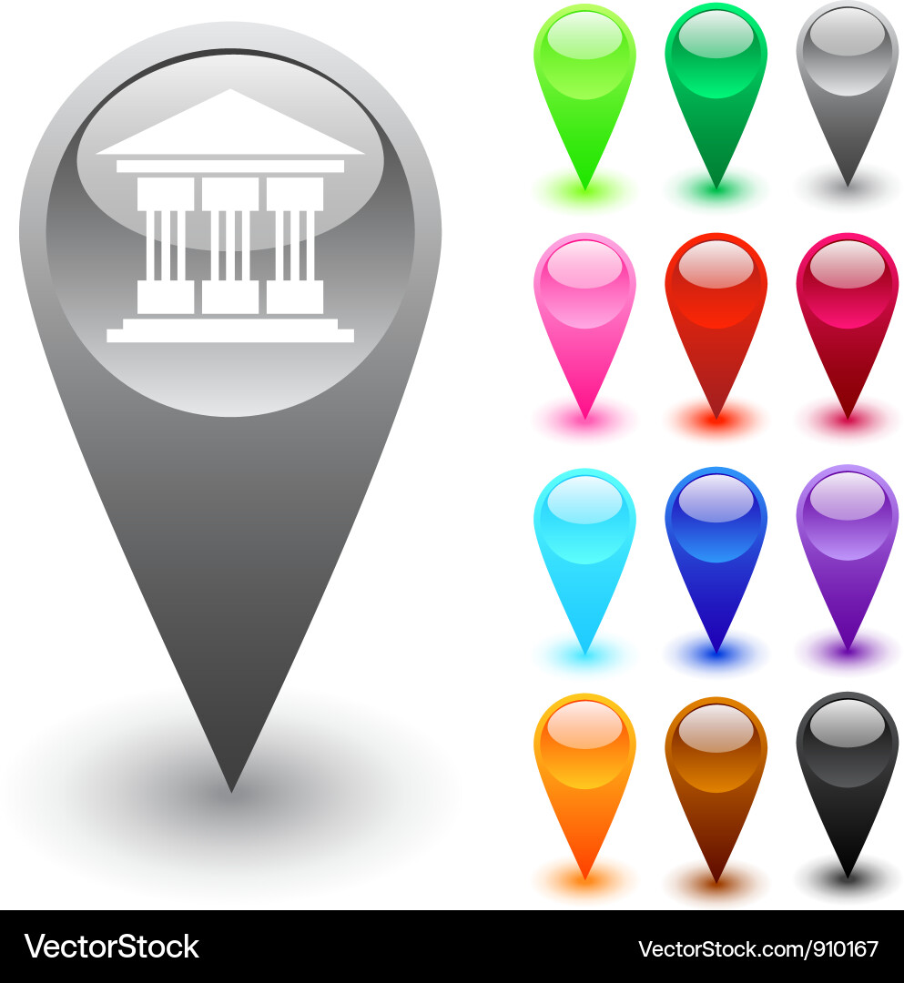 Exchange button vector image