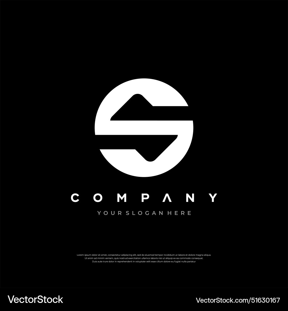 Monochrome emblem design Royalty Free Vector Image