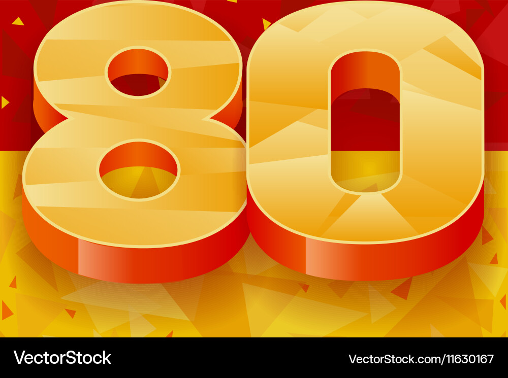 Pattern numbers for use in banner ads vector image