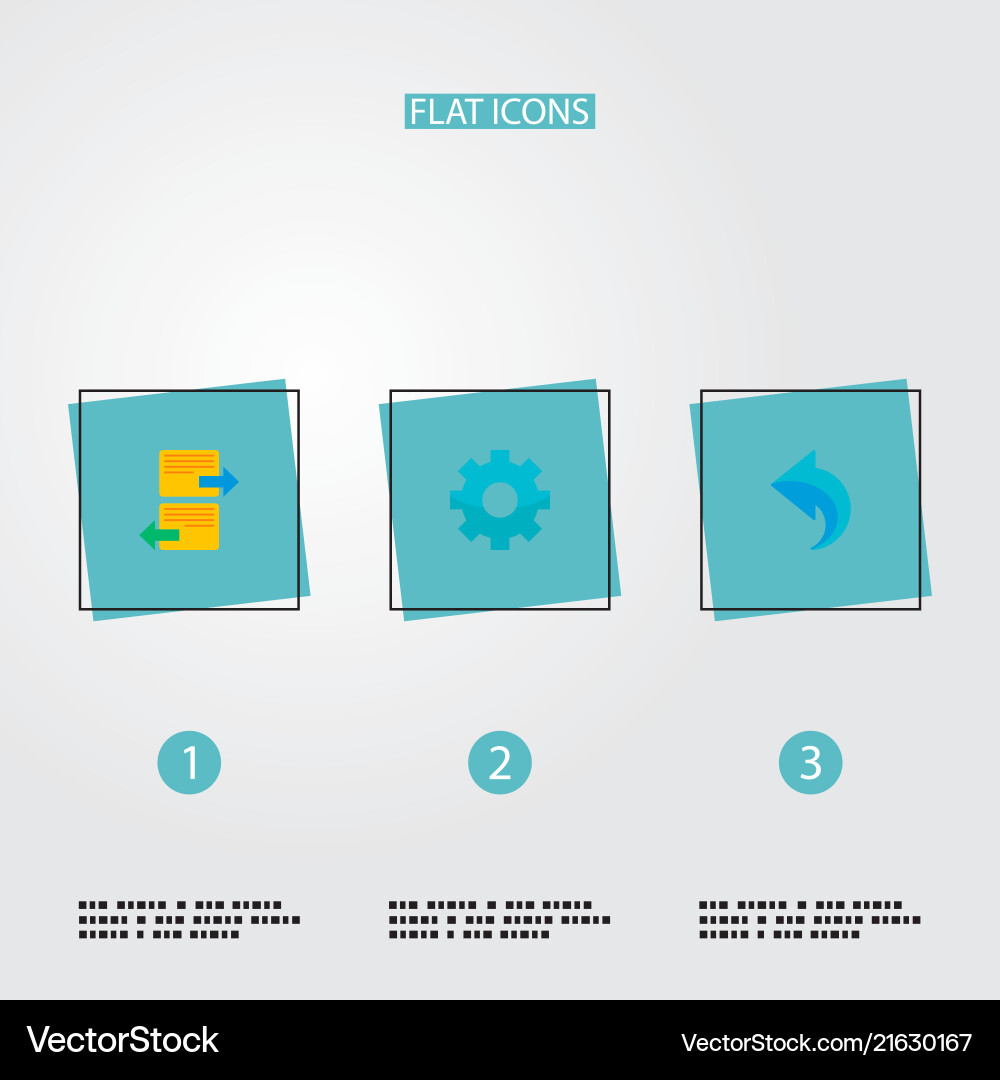 Set task manager icons flat style symbols Set task manager icons flat style symbols vector image