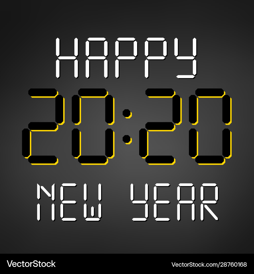 Countdown zum neuen Jahr 2020 Zählen letzte Momente Countdown zum neuen Jahr 2020 Zählen letzte Momente vektorbild