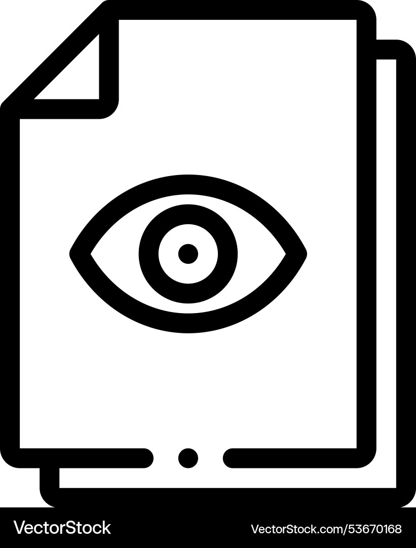 Datei-Symbol dünne lineare Stil Design isoliert Datei-Symbol dünne lineare Stil Design isoliert vektorbild