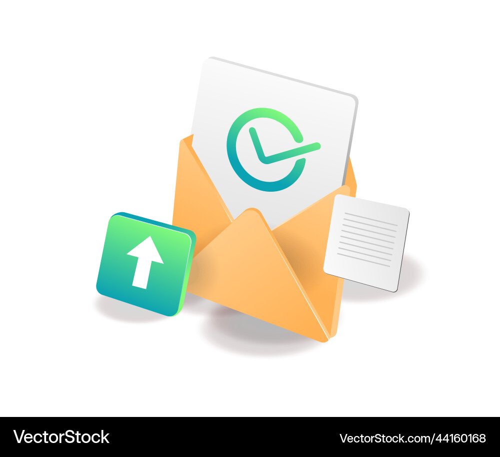 Delivery e-mail data Delivery e-mail data vector image