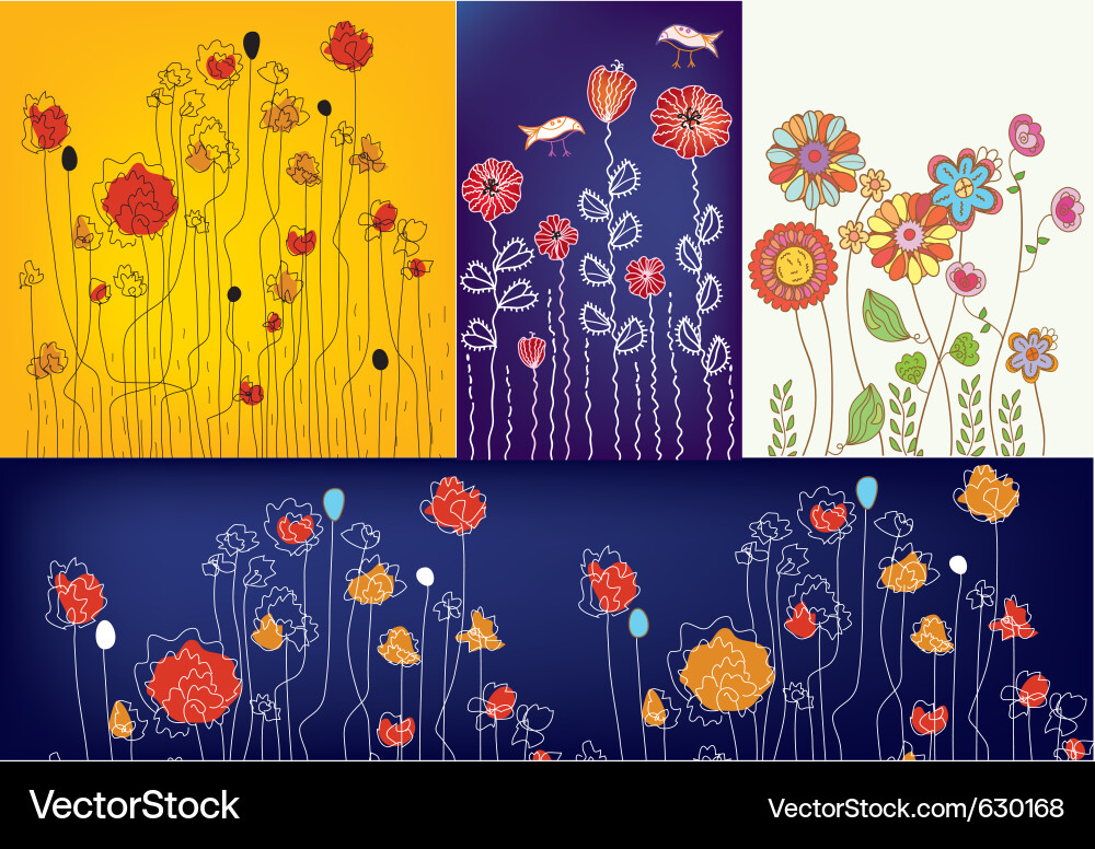 Spring graphics Vector Image