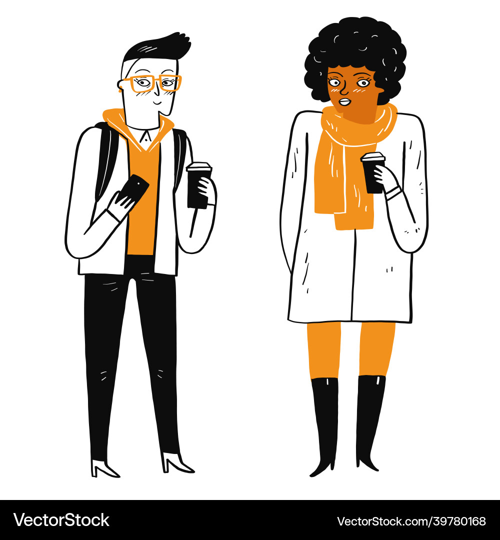 Two Diverse Women vector image