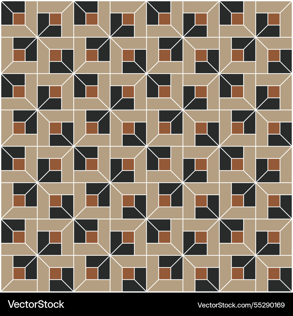 Abstract geometric seamless pattern background vec vector image
