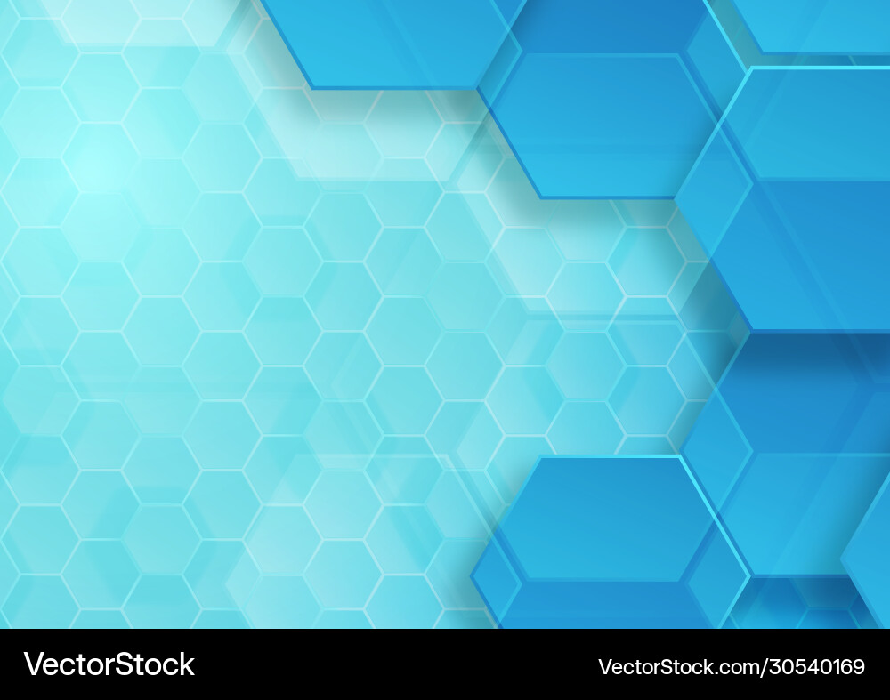 Pattern hexagon background abstract Vector Image