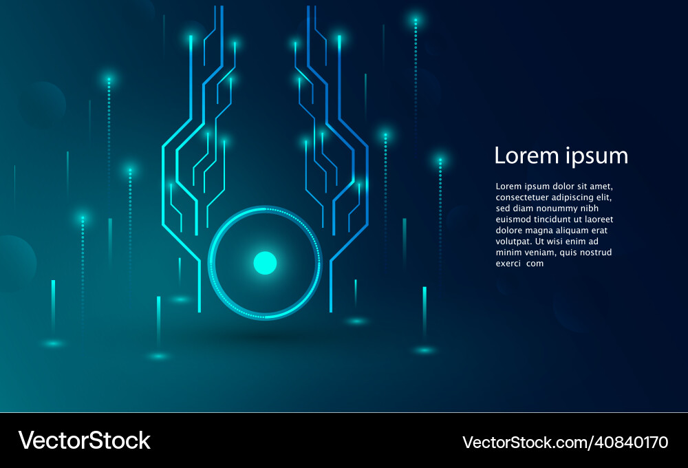 Abstract technology concept particle connection Abstract technology concept particle connection Vector Image