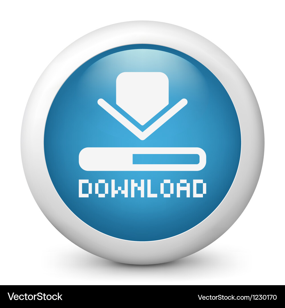 Blue Pointer Icon - Loading State vector image