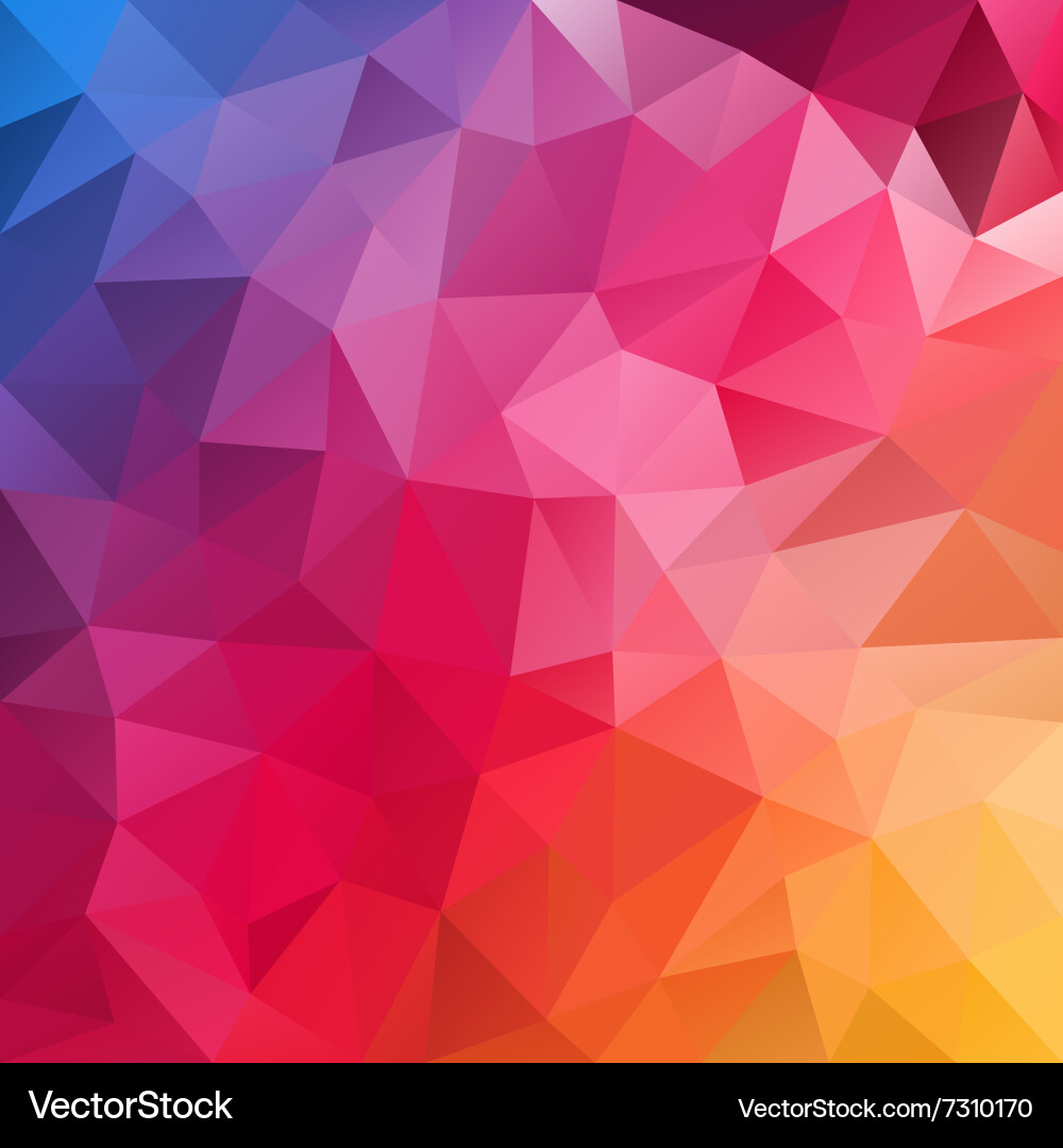 Colorful Triangular Spectrum vector image