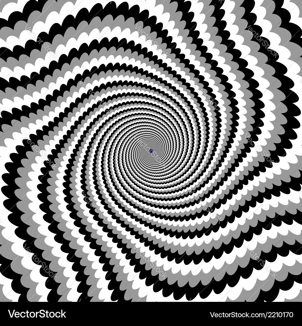 Design monochrome twirl rotation background Vector Image
